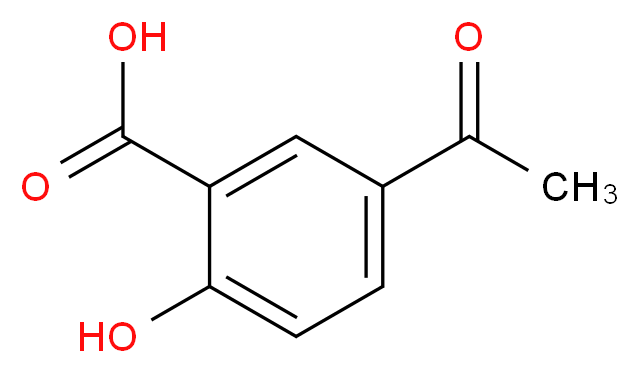 5-acetyl-2-hydroxybenzoic acid_分子结构_CAS_)