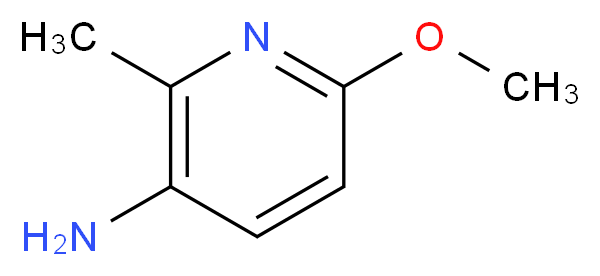 6-methoxy-2-methylpyridin-3-amine_分子结构_CAS_)