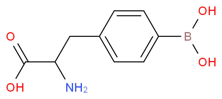 4-(2-Amino-2-carboxyethyl)benzeneboronic acid_分子结构_CAS_90580-64-6)