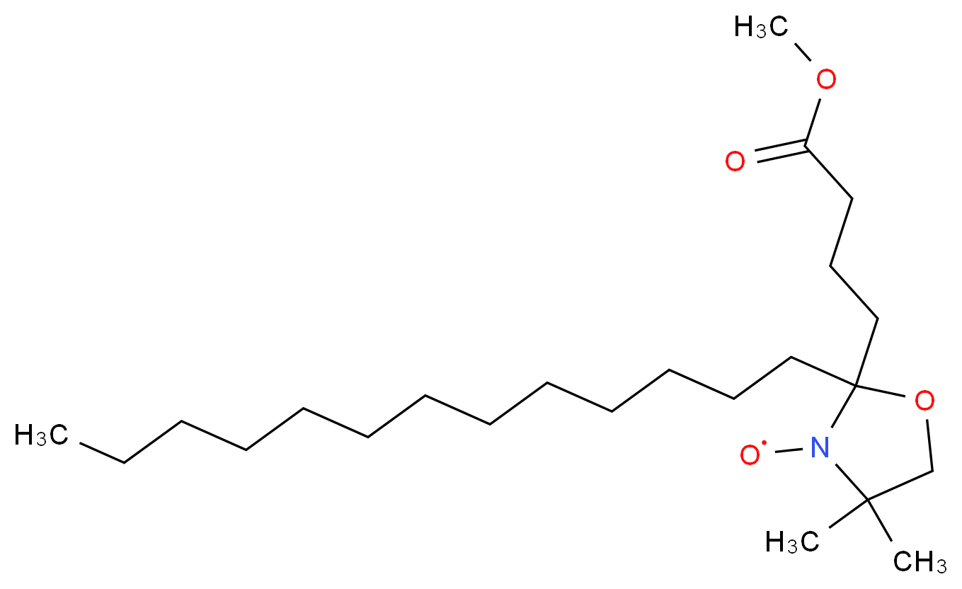 甲基5-DOXYL-硬脂酸盐，自由基_分子结构_CAS_38568-24-0)