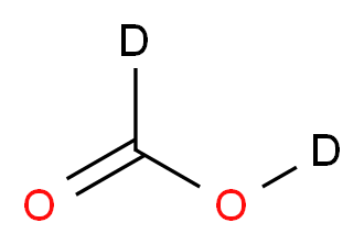 (<sup>2</sup>H)methan(<sup>2</sup>H)oic acid_分子结构_CAS_920-42-3