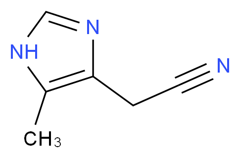 2-(5-Methyl-1H-imidazol-4-yl)acetonitrile_分子结构_CAS_51667-66-4)