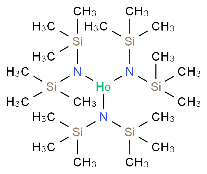 三[N,N-双(三甲基硅基)酰胺]钬(III)_分子结构_CAS_41836-27-5)