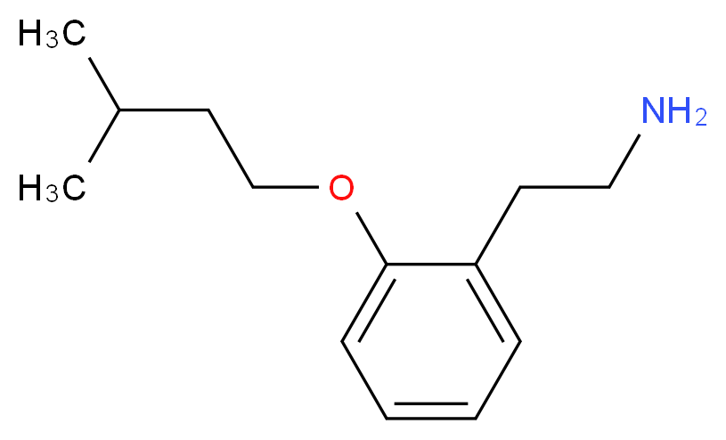 2-[2-(3-methylbutoxy)phenyl]ethanamine_分子结构_CAS_1179153-30-0)