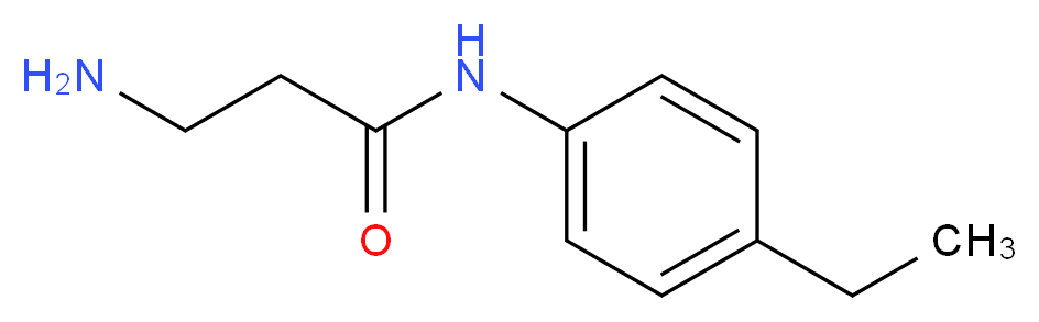 N~1~-(4-ethylphenyl)-beta-alaninamide_分子结构_CAS_938515-57-2)