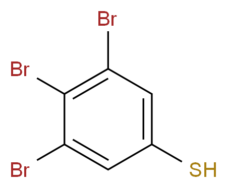 3,4,5-tribromobenzenethiol_分子结构_CAS_443683-20-3)