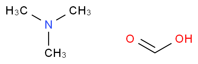 formic acid; trimethylamine_分子结构_CAS_58828-90-3