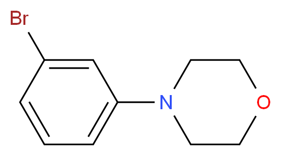 4-(3-Bromophenyl)morpholine_分子结构_CAS_197846-82-5)