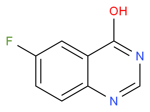 6-fluoroquinazolin-4-ol_分子结构_CAS_16499-56-2