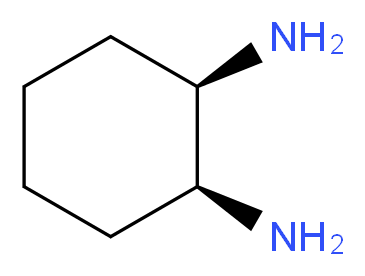 (1R,2S)-cyclohexane-1,2-diamine_分子结构_CAS_1436-59-5