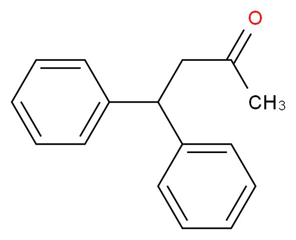 4,4-diphenylbutan-2-one_分子结构_CAS_5409-60-9