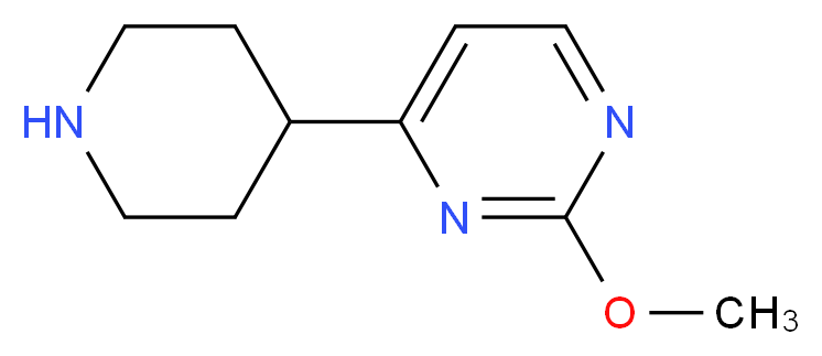 2-methoxy-4-(piperidin-4-yl)pyrimidine_分子结构_CAS_1196146-37-8)