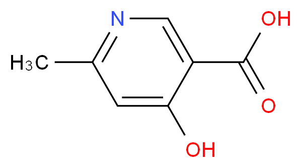 4-Hydroxy-6-methylnicotinic acid_分子结构_CAS_)