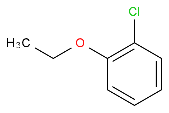 1-chloro-2-ethoxybenzene_分子结构_CAS_614-72-2