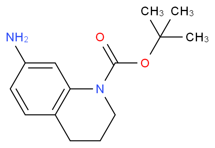 tert-butyl 7-amino-1,2,3,4-tetrahydroquinoline-1-carboxylate_分子结构_CAS_)