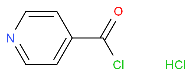 pyridine-4-carbonyl chloride hydrochloride_分子结构_CAS_39178-35-3