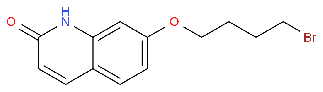 7-(4-Bromobutoxy)-quinoline-2(1H)-one_分子结构_CAS_203395-59-9)