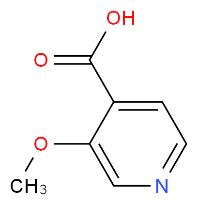 3-Methoxyisonicotinic acid_分子结构_CAS_654663-32-8)