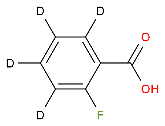 2-Fluorobenzoic Acid-d4_分子结构_CAS_646502-89-8)