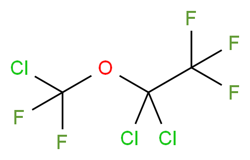 1,1-Dichloro-2,2,2-trifluoroethyl chlorodifluoromethyl ether_分子结构_CAS_32778-09-9)