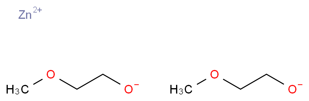 zinc(2+) ion bis(2-methoxyethan-1-olate)_分子结构_CAS_129918-15-6