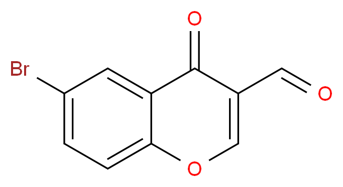 6-溴-3-醛基色酮_分子结构_CAS_52817-12-6)