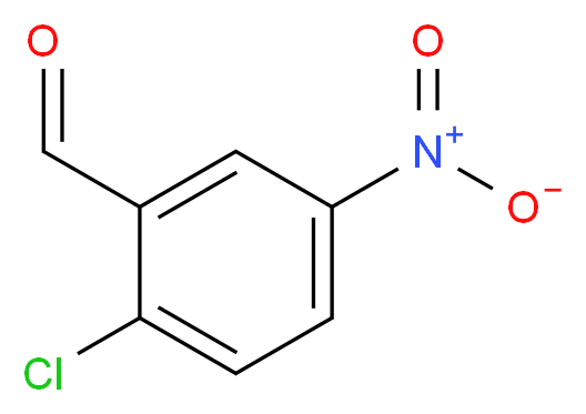 2-chloro-5-nitrobenzaldehyde_分子结构_CAS_6361-21-3