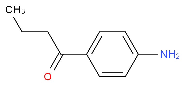 1-(4-aminophenyl)butan-1-one_分子结构_CAS_1688-71-7