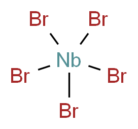 溴化铌(V)_分子结构_CAS_13478-45-0)