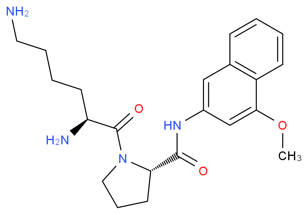 Lys-Pro-4-Methoxy-2-Naphthylamine_分子结构_CAS_76122-98-0)