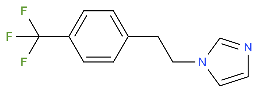 1-{2-[4-(trifluoromethyl)phenyl]ethyl}-1H-imidazole_分子结构_CAS_)