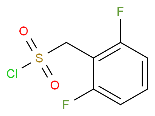 (2,6-difluorophenyl)methanesulfonyl chloride_分子结构_CAS_179524-60-8