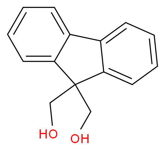 9H-Fluorene-9,9-dimethanol_分子结构_CAS_4425-93-8)