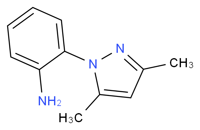 2-(3,5-dimethyl-1H-pyrazol-1-yl)aniline_分子结构_CAS_60418-47-5)