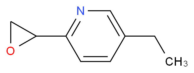 5-ethyl-2-(oxiran-2-yl)pyridine_分子结构_CAS_471295-97-3)