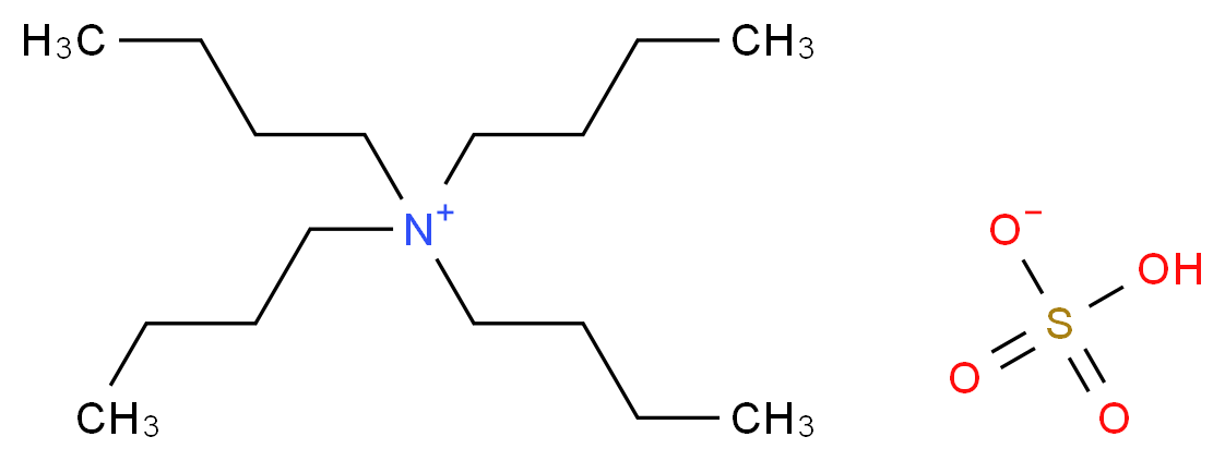 tetrabutylazanium hydrogen sulfate_分子结构_CAS_32503-27-8