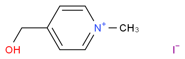 4-(Hydroxymethyl)-1-methylpyridinium iodide_分子结构_CAS_)