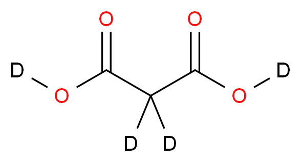 (<sup>2</sup>H<sub>2</sub>)propanedi(<sup>2</sup>H)oic acid_分子结构_CAS_813-56-9