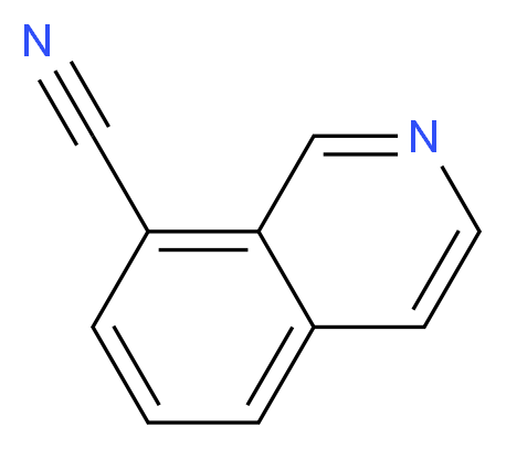 Isoquinoline-8-carbonitrile_分子结构_CAS_362606-11-9)