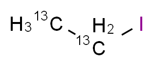 1-iodo(1,2-<sup>1</sup><sup>3</sup>C<sub>2</sub>)ethane_分子结构_CAS_34189-74-7