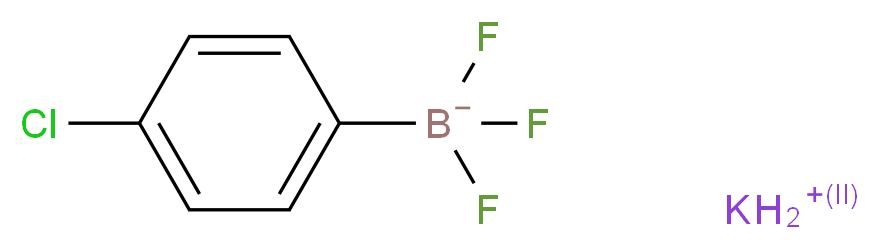 potassium (4-chlorophenyl)trifluoroboranuide_分子结构_CAS_661465-44-7