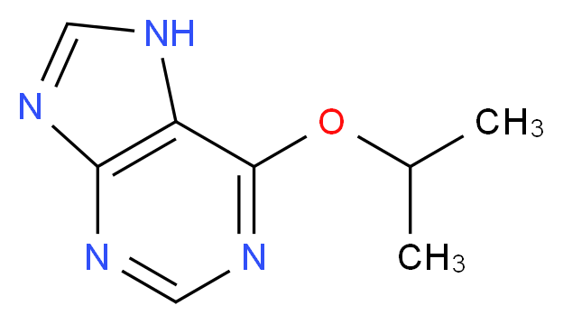 6-ISOPROPOXYPURINE_分子结构_CAS_)