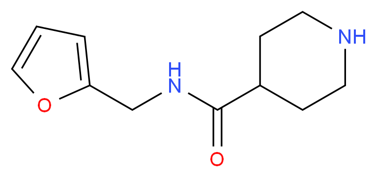 N-(2-furylmethyl)piperidine-4-carboxamide_分子结构_CAS_429633-39-6)