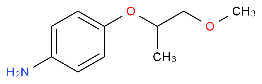4-(2-Methoxy-1-methyl-ethoxy)-phenylamine_分子结构_CAS_)