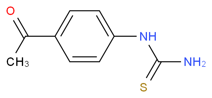 (4-acetylphenyl)thiourea_分子结构_CAS_71680-92-7