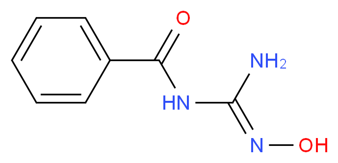 N-[(E)-Amino(hydroxyimino)methyl]benzamide_分子结构_CAS_)