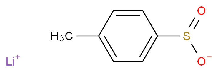 lithium(1+) ion 4-methylbenzene-1-sulfinate_分子结构_CAS_16844-27-2