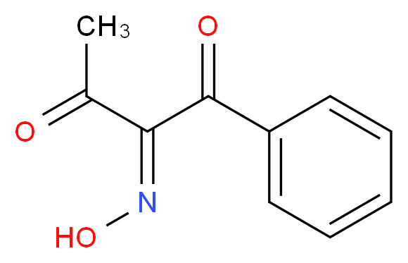 1-苯基-1,2,3-丁三酮 2-肟_分子结构_CAS_6797-44-0)