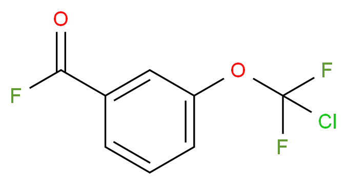 3-(Chlorodifluoromethoxy)benzoyl fluoride 98%_分子结构_CAS_39161-74-5)