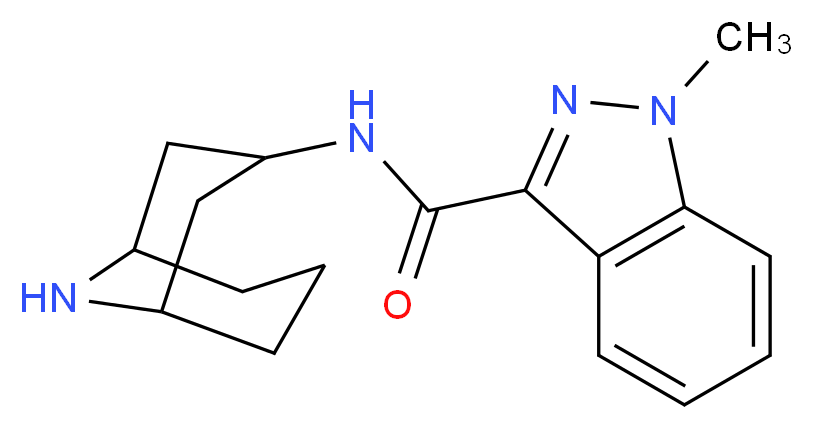 9'-Desmethyl Granisetron (Granisetron Impurity C)_分子结构_CAS_160177-67-3)